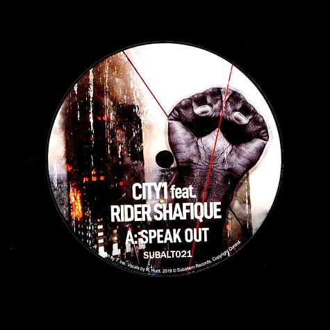 City1 - Speak Out EP Feat. Rider Shafique