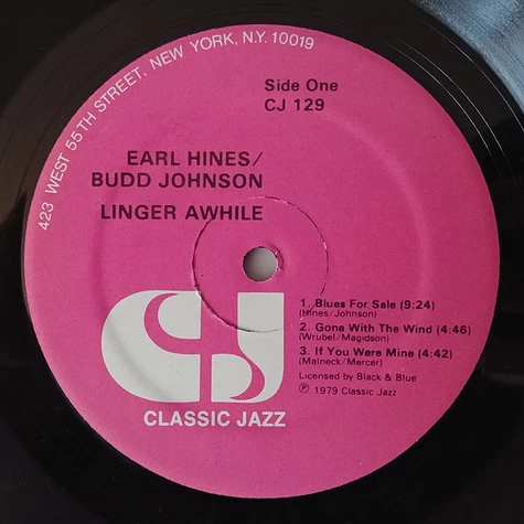 Earl Hines / Budd Johnson - Linger Awhile