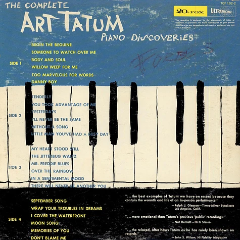 Art Tatum - The Complete Art Tatum Piano Discoveries