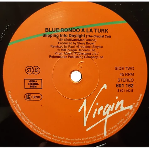 Blue Rondo À La Turk - Slipping Into Daylight