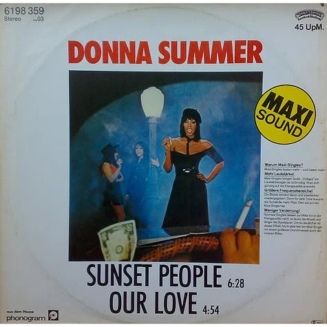Donna Summer - Sunset People / Our Love