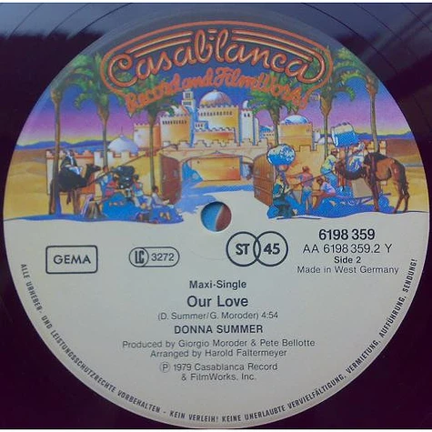 Donna Summer - Sunset People / Our Love