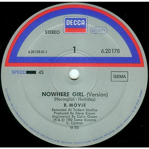 B-Movie - Nowhere Girl