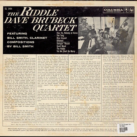 The Dave Brubeck Quartet - The Riddle