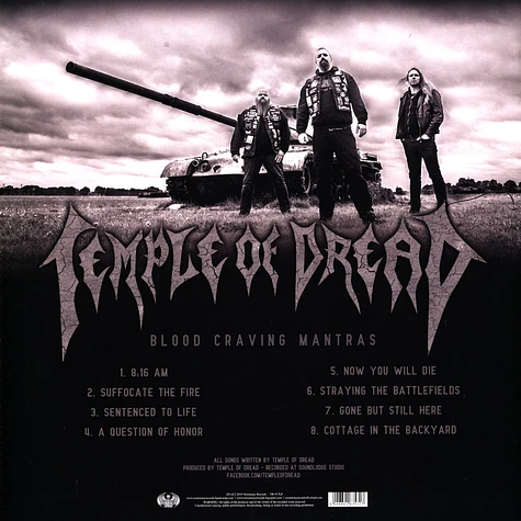 Temple Of Dread - Blood Craving Mantras