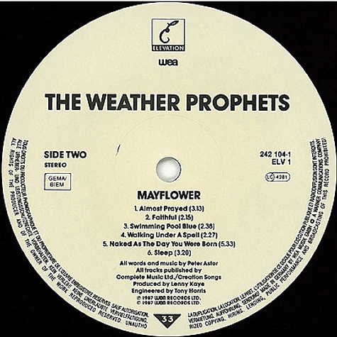 The Weather Prophets - Mayflower
