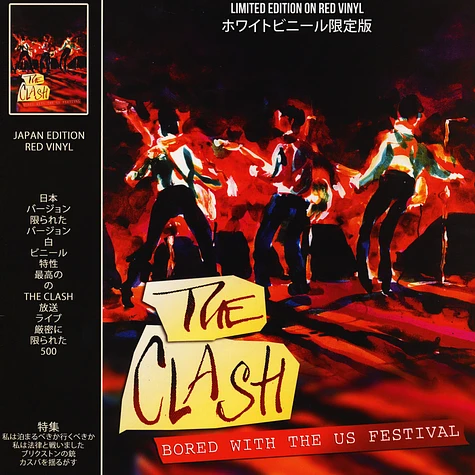 The Clash - Bored With The Us Festival Red Vinyl Edition