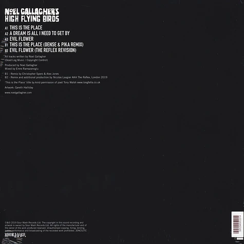 Noel Gallaghers High Flying Birds - This Is The Place EP Black Vinyl Edition