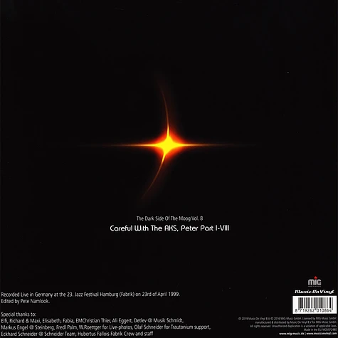 Klaus Schulze & Pete Namlook - Dark Side Of The Moog Volume 8