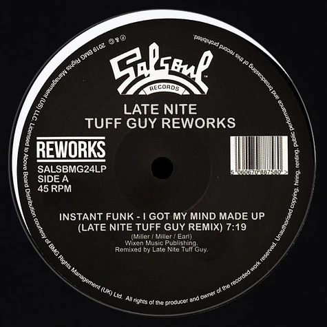 Instant Funk, Orlando Riva Sound & The Salsoul Orchestra - Late Nite Tuff Guy Reworks
