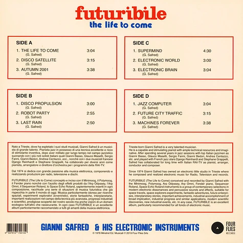 Gianni Safred & His Electronic Instruments - Futuribile