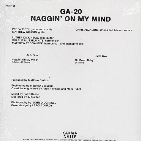 GA-20 - Naggin On My Mind HHV EU Exclusive Blue Vinyl Edition