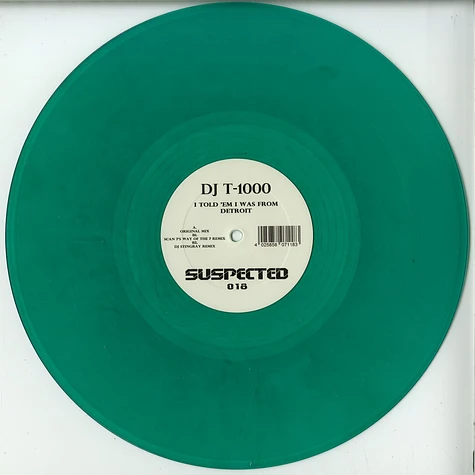 DJ T-1000 (Alan Oldham) - I Told Em I Was From Detroit Green Marbled Vinyl Edition
