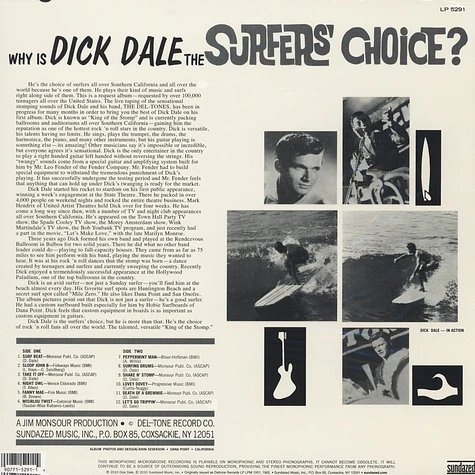 Dick Dale And His Del-Tones - Surfers' Choice Gold Vinyl Edition