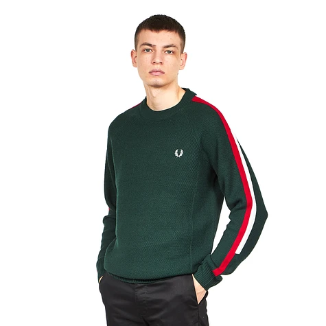 Fred Perry - Broken Tipped Overarm Crew Neck Jumper