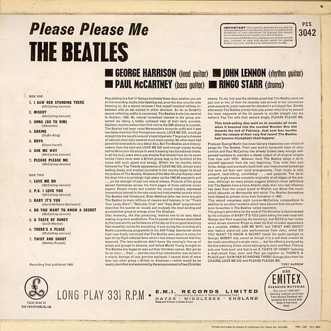 The Beatles - Please Please Me