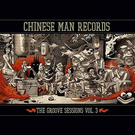 Chinese Man - The Groove Sessions Volume 3 Red Vinyl Edition