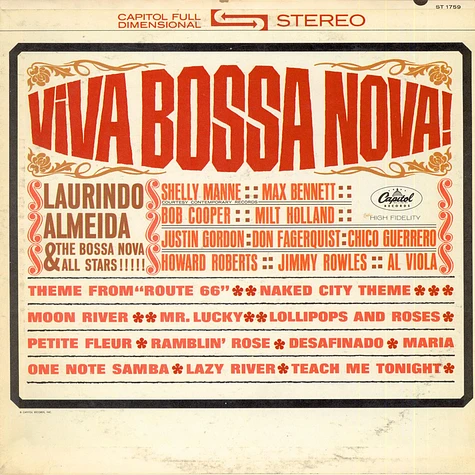 Laurindo Almeida & The Bossa Nova Allstars - Viva Bossa Nova!