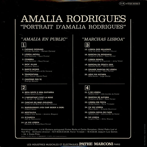 Amália Rodrigues - Portrait D'Amalia Rodrigues