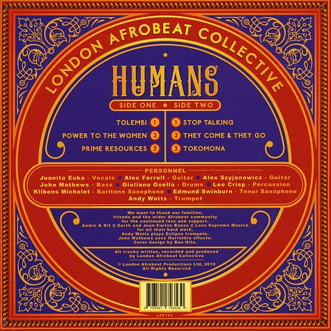 London Afrobeat Collective - Humans