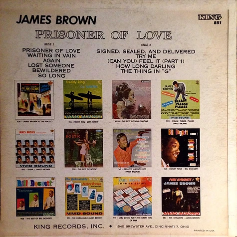 James Brown - Prisoner Of Love