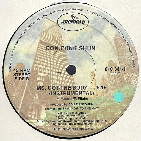 Con Funk Shun - Ms. Got-The-Body