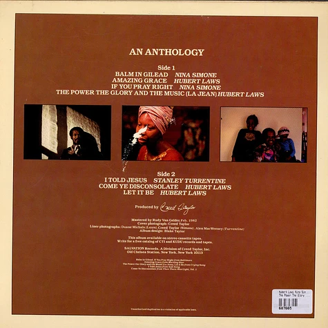 Hubert Laws, Nina Simone, Stanley Turrentine - The Power The Glory And The Music