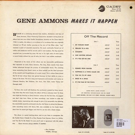 Gene Ammons - Gene Ammons Makes It Happen.