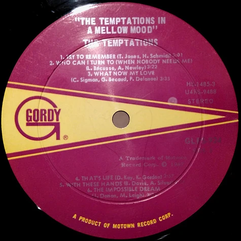 The Temptations - In A Mellow Mood