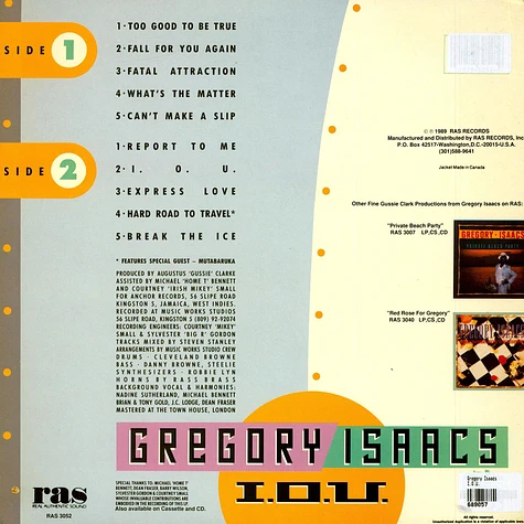 Gregory Isaacs - I.O.U.