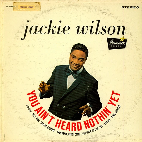 Jackie Wilson - You Ain't Heard Nothin Yet
