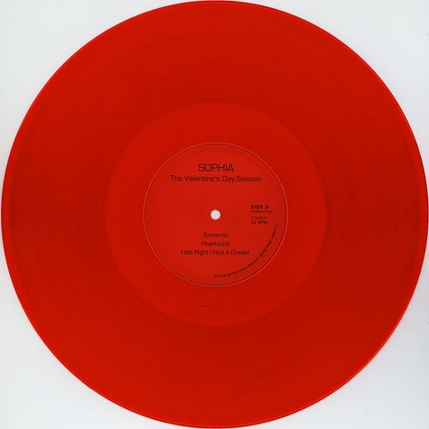 Sophia - The Valentine's Day Session Colored Vinyl Edition
