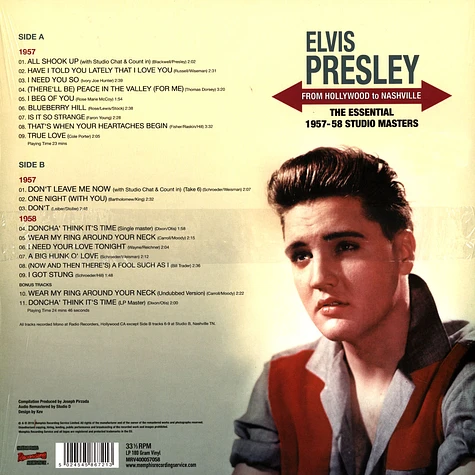 Elvis Presley - From Hollywood To Nashville - The Essential