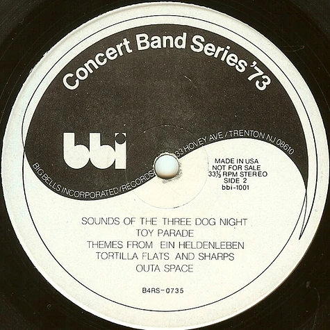 Unknown Artist - Concert Band Series '73