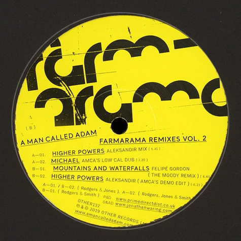 A Man Called Adam - Farmarama Remixes Volume 2
