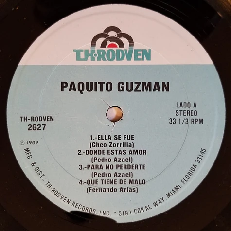 Paquito Guzman - Aqui Conmigo