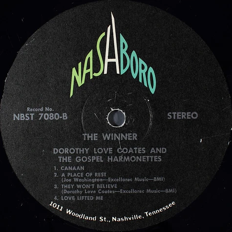 Dorothy Love Coates And The Original Gospel Harmonettes - The Winner