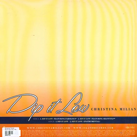 Christina Milian - Dip It Low (Full Phat Remixes)