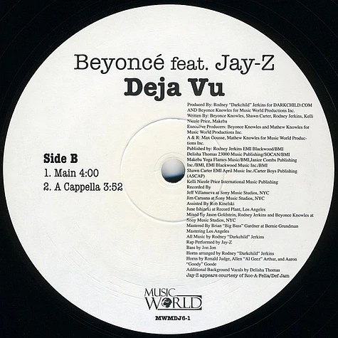 Beyoncé Feat. Jay-Z - Deja Vu