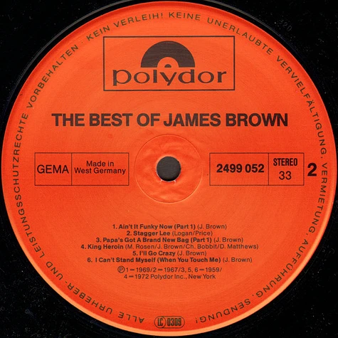 James Brown - The Best Of James Brown