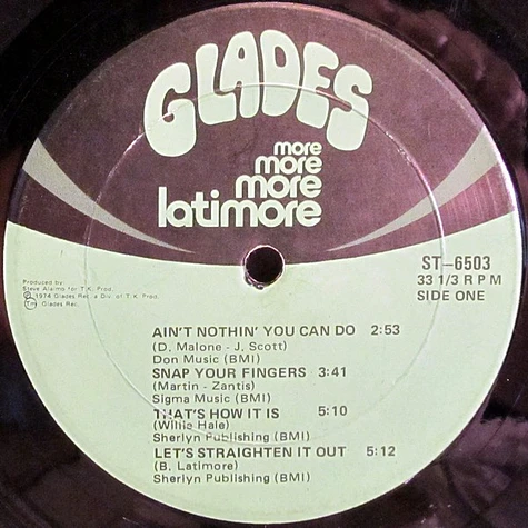 Latimore - More, More, More, Latimore