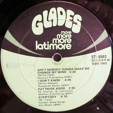 Latimore - More, More, More, Latimore