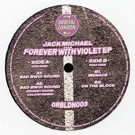 Jack Michael - Forever With Violet EP Desert Sound Colony Remix