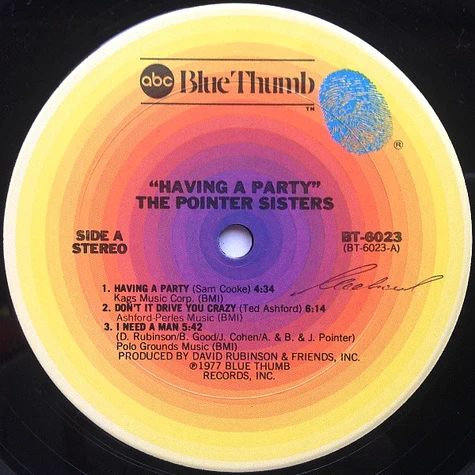 Pointer Sisters - Having A Party