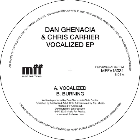 Dan Ghenacia & Chris Carrier - Vocalized