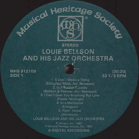 Louie Bellson And His Jazz Orchestra - Louie Bellson And His Jazz Orchestra