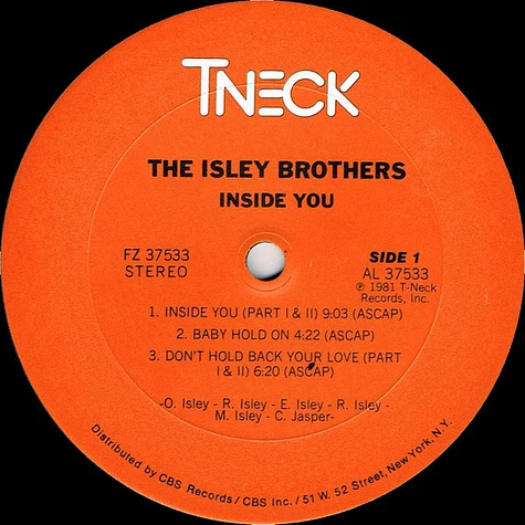 The Isley Brothers - Inside You