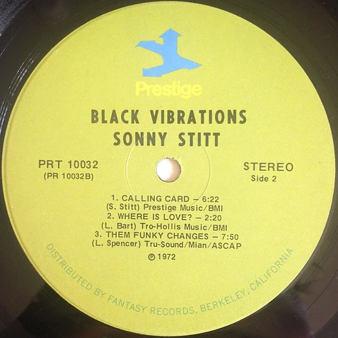 Sonny Stitt - Black Vibrations