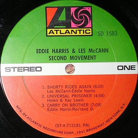 Eddie Harris & Les McCann - Second Movement