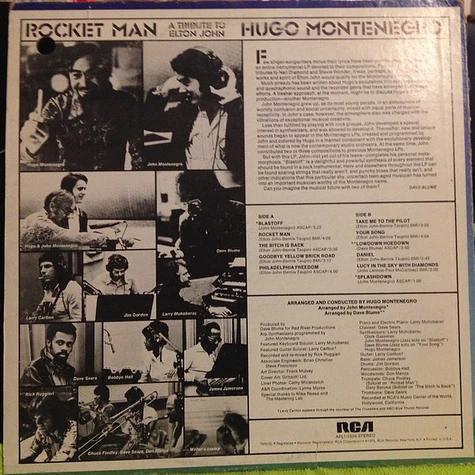 Hugo Montenegro - Rocket Man (A Tribute To Elton John)